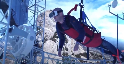 Experiencia VR con grúa
