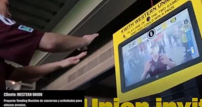 Vending machine para Western Union